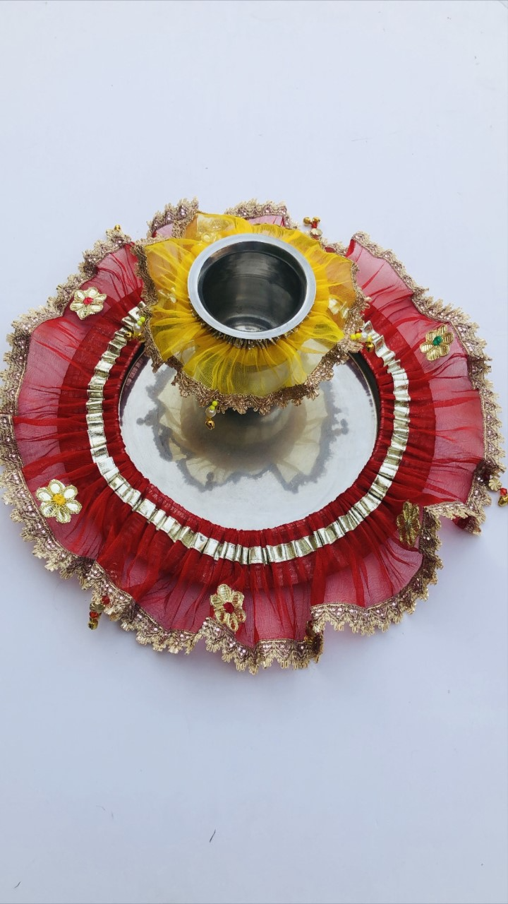 Thali Decoration with Complementary Lotta Cover : Dream Cart Online